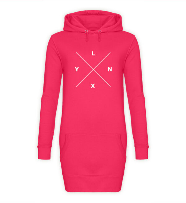 LYNX Long Hoodie - Damen Hoodie-Kleid-1610