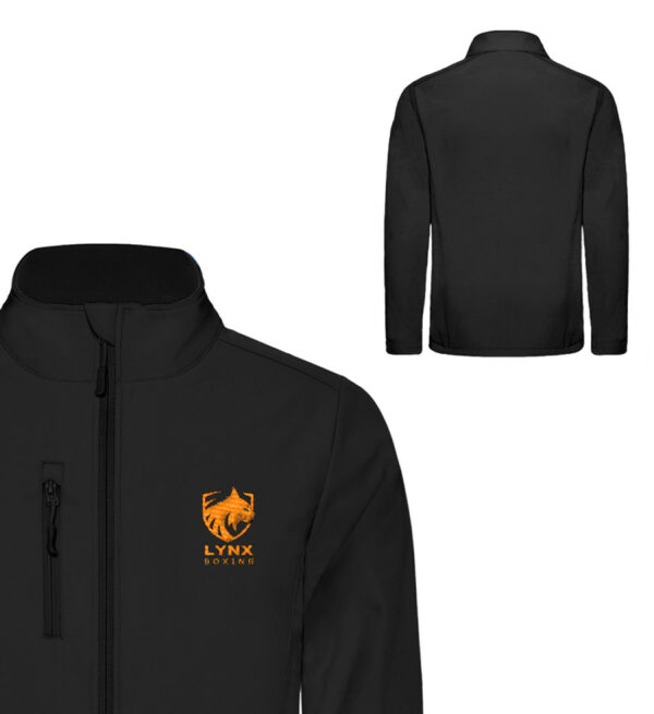 LYNX Softshell Jacket - Orange Line - Stick Logo Boxing - Unisex Softshell Jacket mit Stick-16