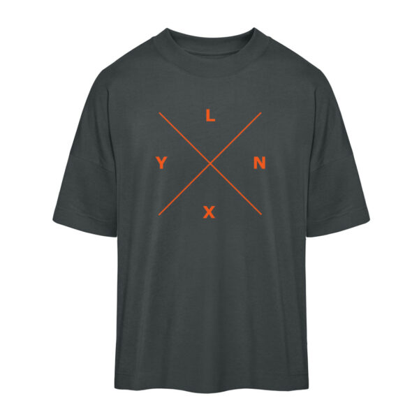 LYNX Orange Line - Oversized Shirt - Organic Oversized Shirt ST/ST-7068