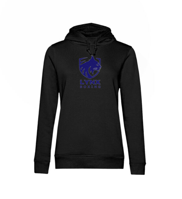 LYNX Boxing - Blue Boxing Logo Hoodie - Damen Organic Hoodie B&C-16