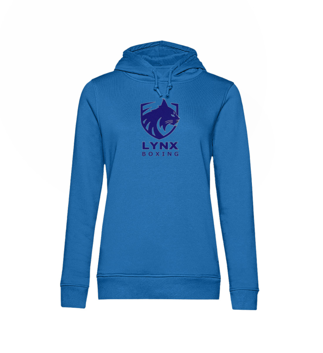 LYNX Boxing - Blue Boxing Logo Hoodie - Damen Organic Hoodie B&C-6966