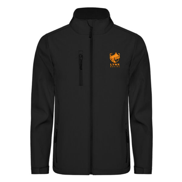 LYNX Softshell Jacket - Orange Line - Stick Logo Boxing - Unisex Softshell Jacket mit Stick-16