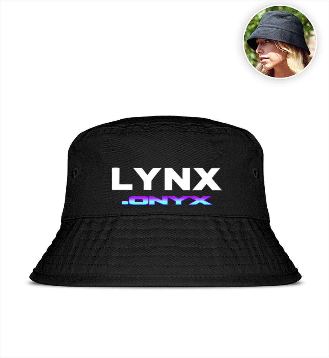 LYNX .onyx Hat - Organic Bucket Hat mit Stick-16