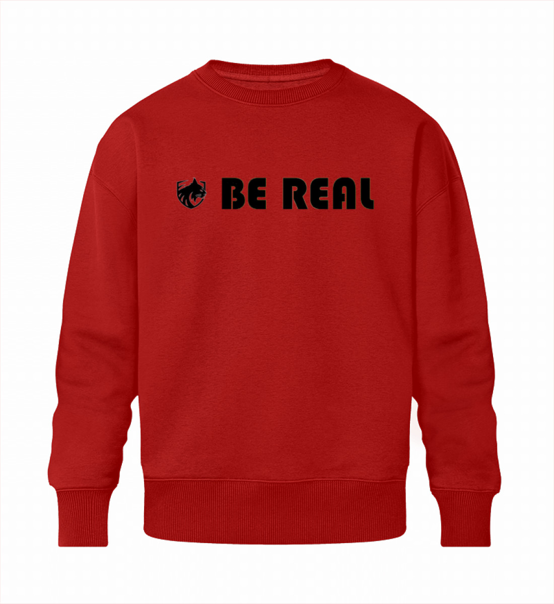 BE REAL Relaxed Sweatshirt - Radder Relaxed Sweatshirt ST/ST-4