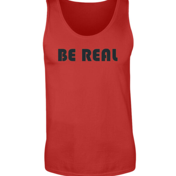 Tank Top - BE REAL - Herren Tanktop-4