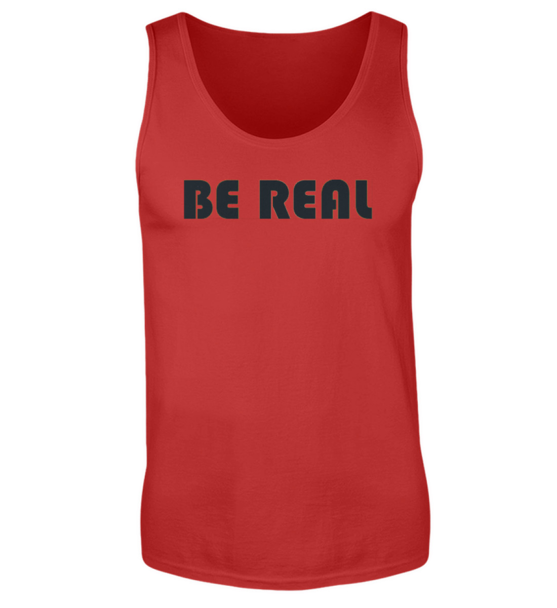 Tank Top - BE REAL - Herren Tanktop-4