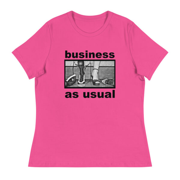 Damen Shirt "Business as usual"