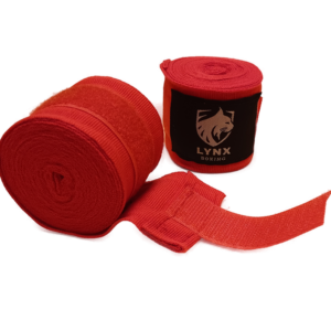 LYNX Boxbandagen - 4m Länge - Farbe Rot