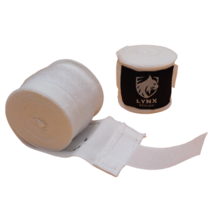 LYNX Boxbandagen - 4m Länge - Farbe Weiß
