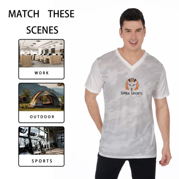 SIMBA Sports Shirt V-Neck – Bild 5
