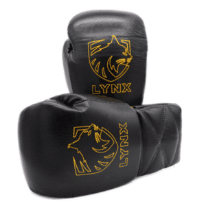 LYNX - "Obsidian-Pro" - Schwarz/Gold - Echtleder