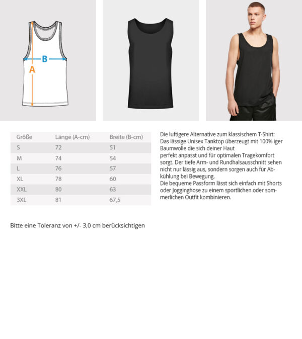 LYNX Slogan Tank-Top  - Unisex Relaxed Tanktop – Bild 5