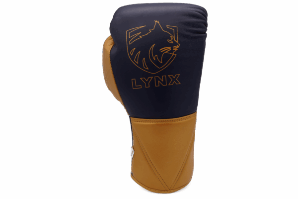 LYNX - "APEX Pro" - Blau/Gold - Echtleder – Bild 9