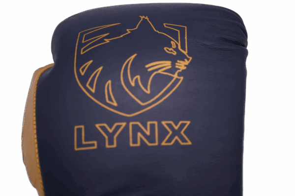 LYNX - "APEX Pro" - Blau/Gold - Echtleder – Bild 8