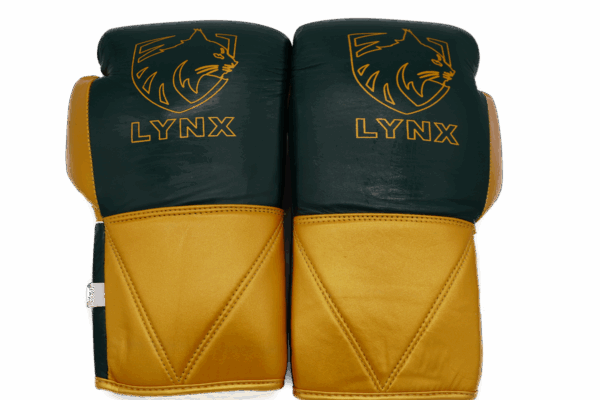 LYNX - "APEX Pro" - Grün/Gold - Echtleder – Bild 8