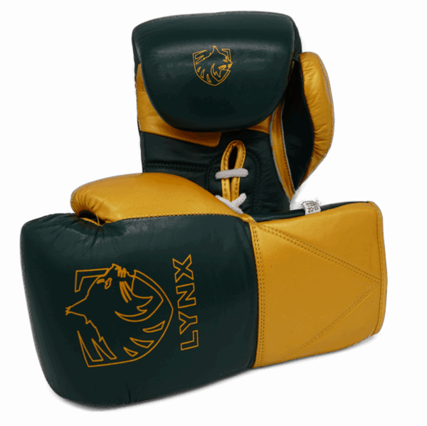 LYNX - "APEX Pro" - Grün/Gold - Echtleder