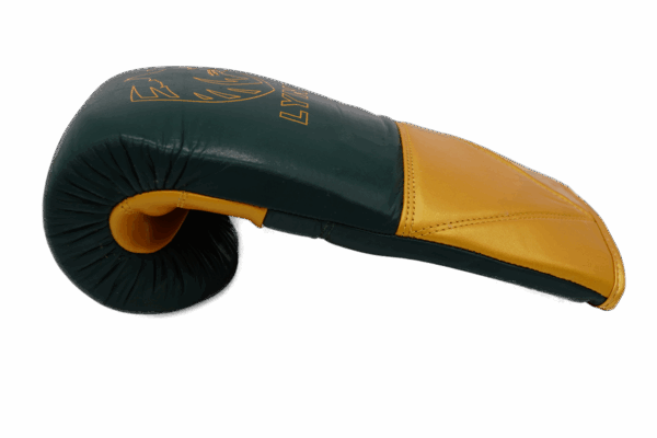 LYNX - "APEX Pro" - Grün/Gold - Echtleder – Bild 4