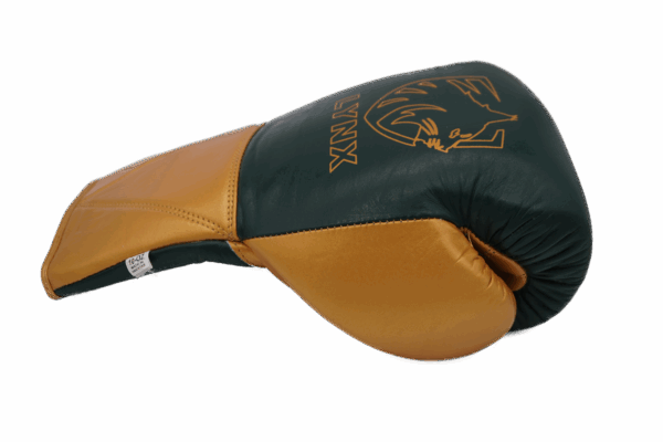 LYNX - "APEX Pro" - Grün/Gold - Echtleder – Bild 3