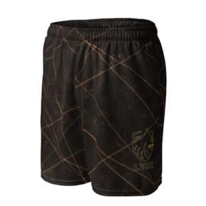 Obsidian Strike Training Shorts – Black & Gold Edition