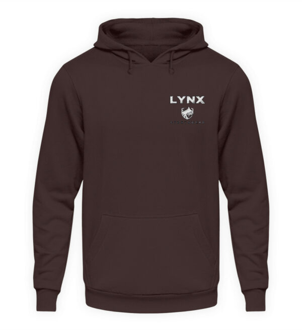 LYNX Sportswear Hoodie - High Comfort - Stick-Logo White - Unisex Hoodie mit Stick-1604