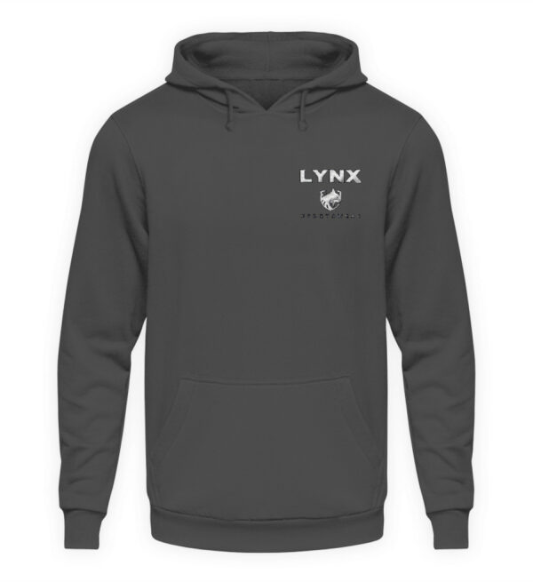 LYNX Sportswear Hoodie - High Comfort - Stick-Logo White - Unisex Hoodie mit Stick-1762