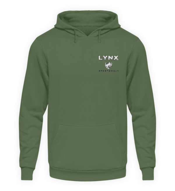 LYNX Sportswear Hoodie - High Comfort - Stick-Logo White - Unisex Hoodie mit Stick-7198