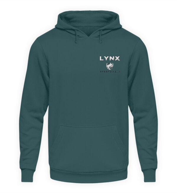 LYNX Sportswear Hoodie - High Comfort - Stick-Logo White - Unisex Hoodie mit Stick-1461