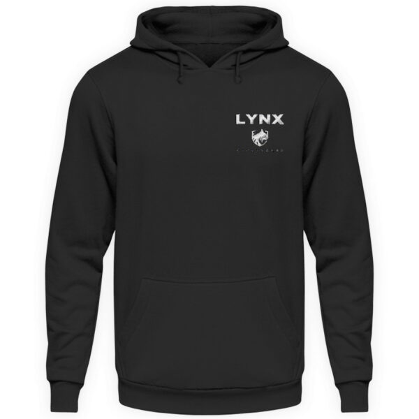 LYNX Sportswear Hoodie - High Comfort - Stick-Logo White - Unisex Hoodie mit Stick-639