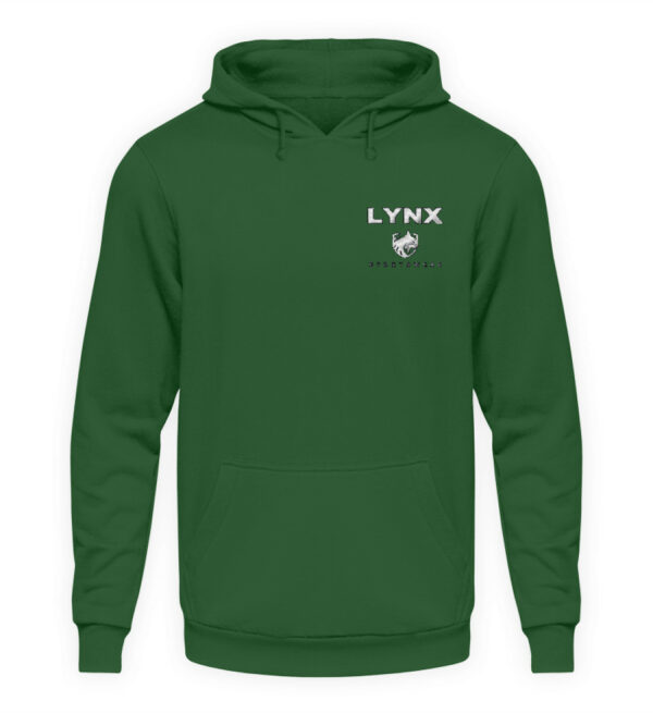 LYNX Sportswear Hoodie - High Comfort - Stick-Logo White - Unisex Hoodie mit Stick-833