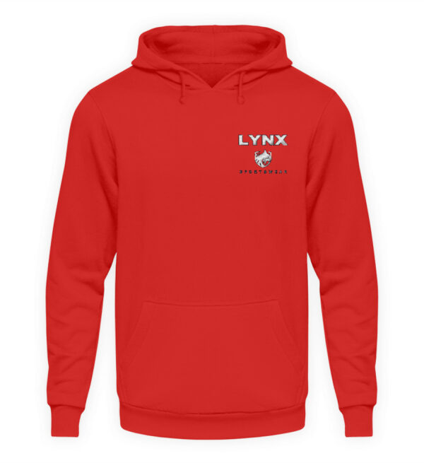 LYNX Sportswear Hoodie - High Comfort - Stick-Logo White - Unisex Hoodie mit Stick-1565