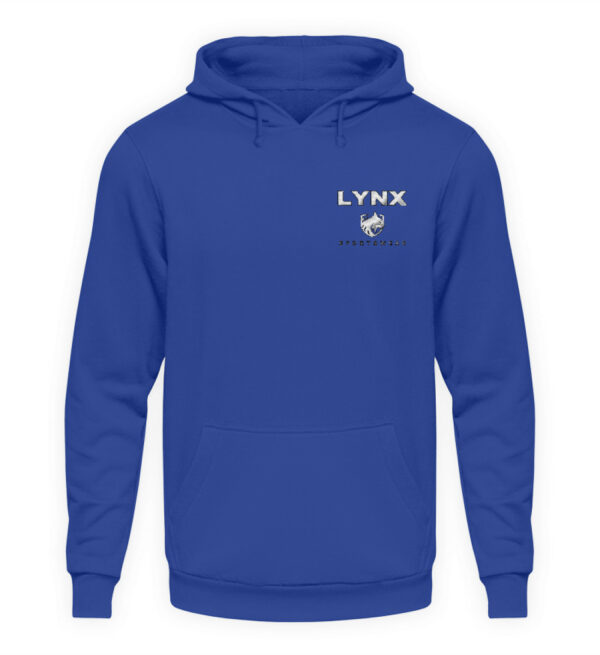 LYNX Sportswear Hoodie - High Comfort - Stick-Logo White - Unisex Hoodie mit Stick-668