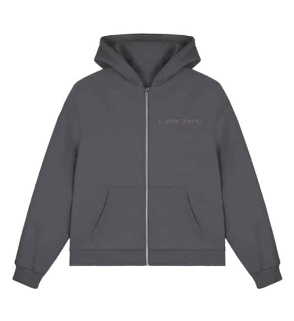 LYNX D-Style Boxcut Hoodie - Fluffy Boxcut Zipper mit Stick-7258