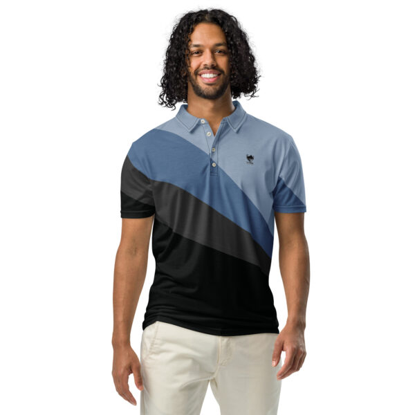 Blue Combo Polo-Shirt – Bild 2