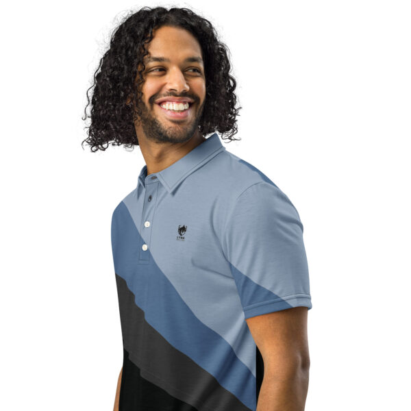 Blue Combo Polo-Shirt – Bild 3