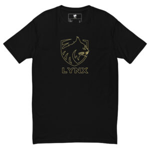 LYNX Outline-Shirt Black-Gold