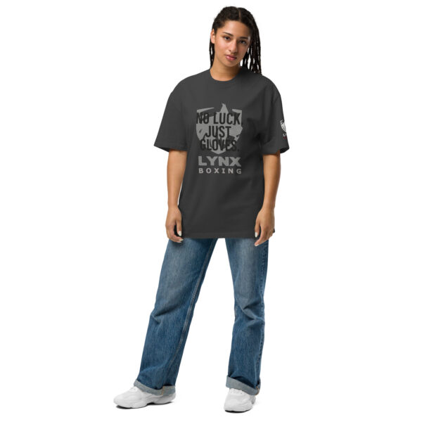 Slogan Oversized T-Shirt mit verwaschenem Look – Bild 7