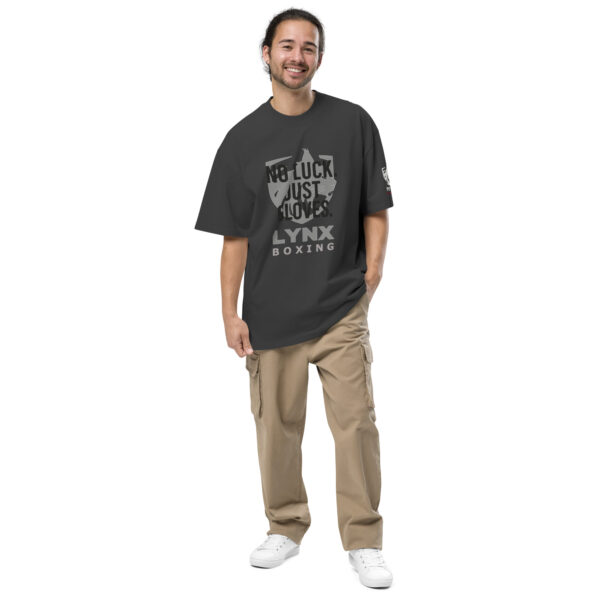 Slogan Oversized T-Shirt mit verwaschenem Look – Bild 8