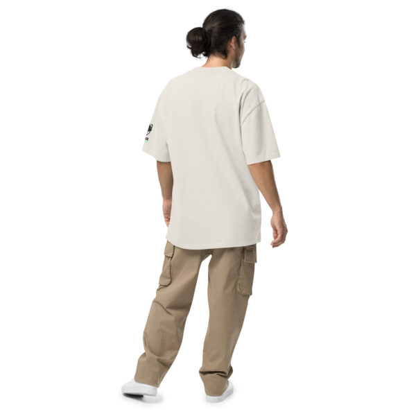 Slogan - Oversized T-Shirt mit verwaschenem Look – Bild 12
