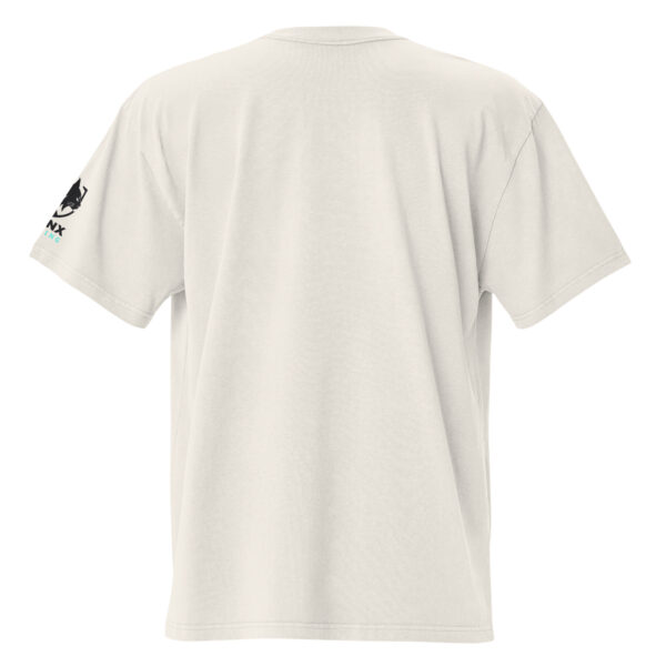 Slogan - Oversized T-Shirt mit verwaschenem Look – Bild 16