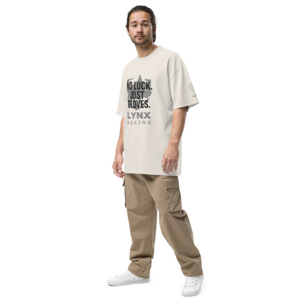Slogan Oversized T-Shirt mit verwaschenem Look – Bild 32