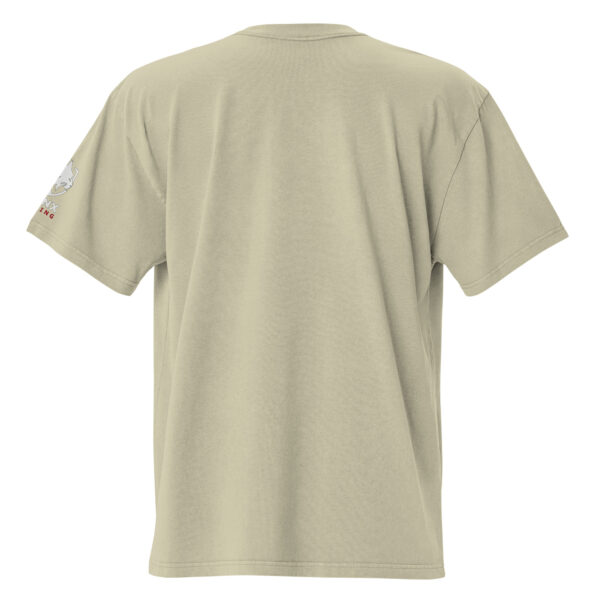 Slogan - Oversized T-Shirt mit verwaschenem Look – Bild 11