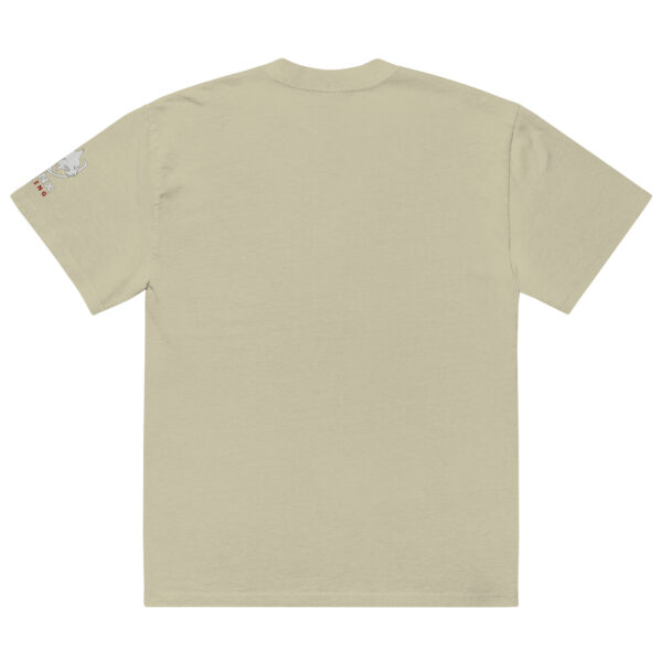 Slogan - Oversized T-Shirt mit verwaschenem Look – Bild 23