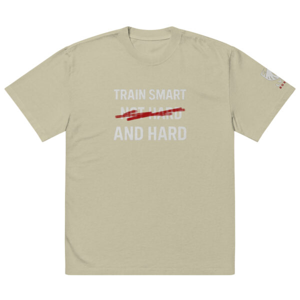 Slogan - Oversized T-Shirt mit verwaschenem Look – Bild 22