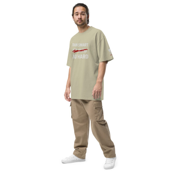 Slogan - Oversized T-Shirt mit verwaschenem Look – Bild 16
