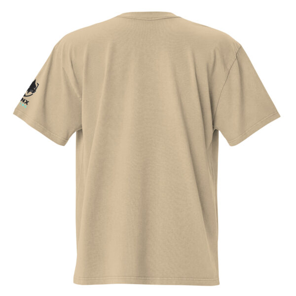 Slogan - Oversized T-Shirt mit verwaschenem Look – Bild 5