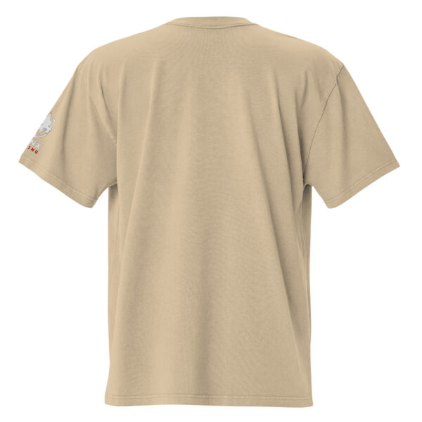 Slogan - Oversized T-Shirt mit verwaschenem Look – Bild 6