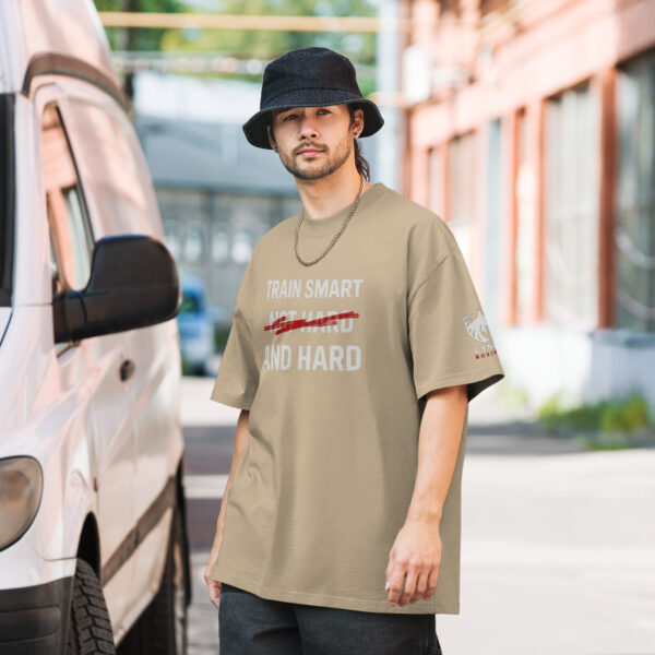 Slogan - Oversized T-Shirt mit verwaschenem Look – Bild 9