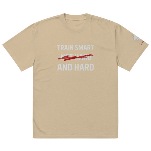 Slogan - Oversized T-Shirt mit verwaschenem Look – Bild 19