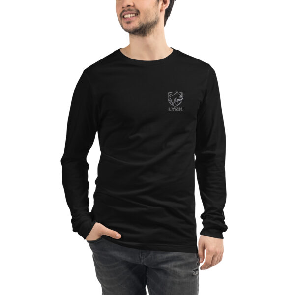 Langärmeliges Outline Style T-Shirt - Stick-Logo – Bild 6