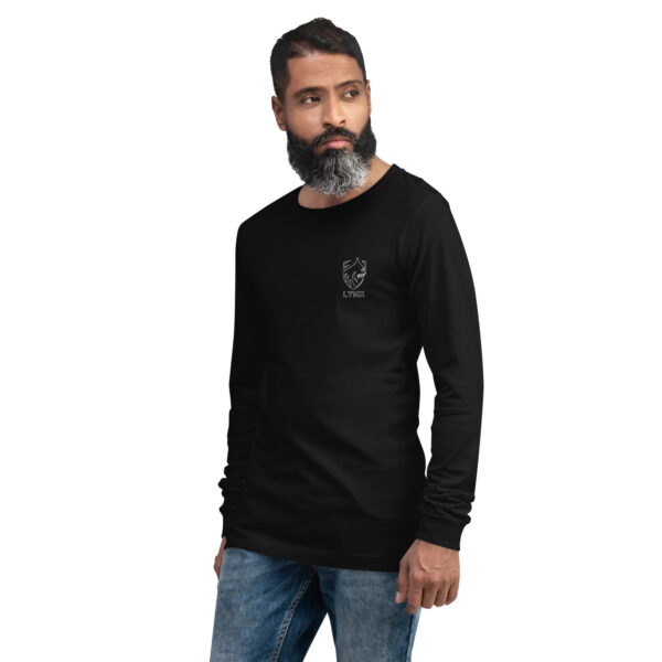 Langärmeliges Outline Style T-Shirt - Stick-Logo – Bild 3